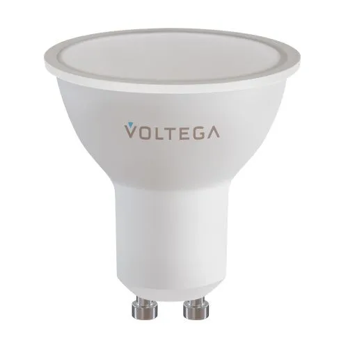Лампа светодиодная диммируемая Voltega VG GU10 5,5W 3000-6500K матовая 2426  фото 3