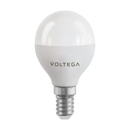Лампа светодиодная диммируемая Voltega E14 5W 2700К матовая VG-G45E14cct-WIFI-5W 2428 